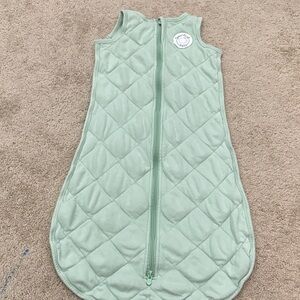 Soft Green Quilted Kids Sleep Sack